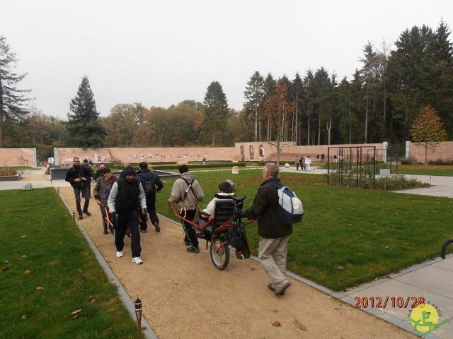 randonnée avec joëlettes, Jehay, 2012