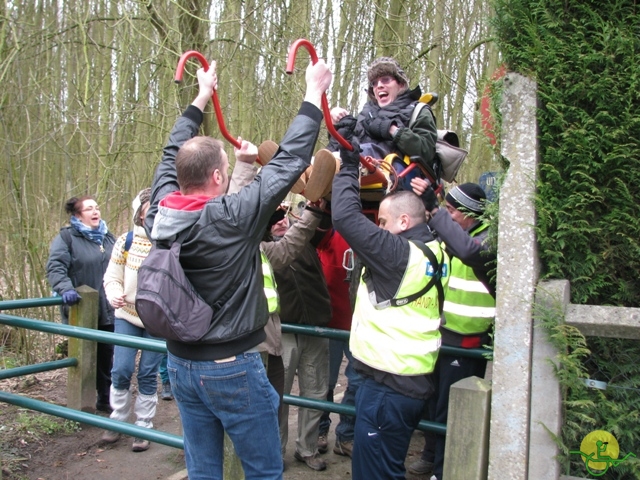 randonnée sportive avec joëlettes, Linkebeek, 2013