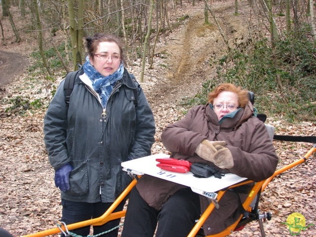 randonnée sportive avec joëlettes, Linkebeek, 2013