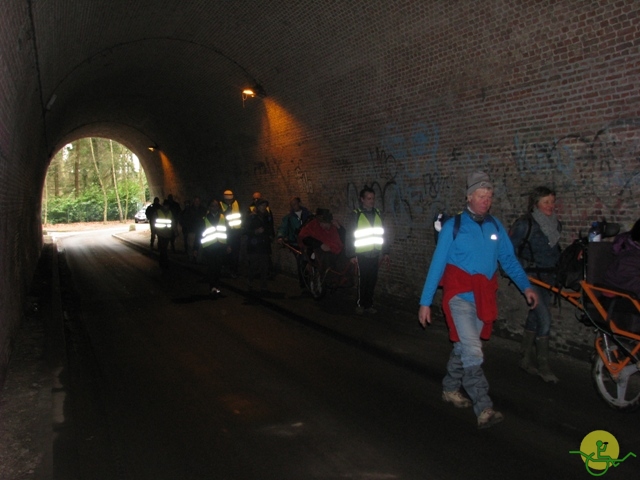 randonnée sportive avec joëlettes, Linkebeek, 2013