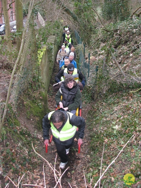 randonnée sportive avec joëlettes, Linkebeek, 2013