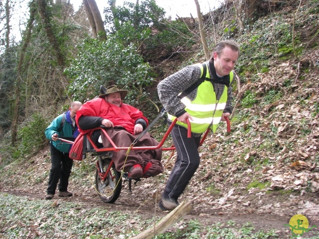 randonnée sportive avec joëlettes, Linkebeek, 2013