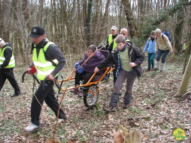 randonnée sportive avec joëlettes, Linkebeek, 2013