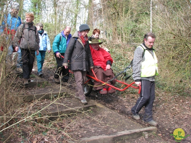 randonnée sportive avec joëlettes, Linkebeek, 2013