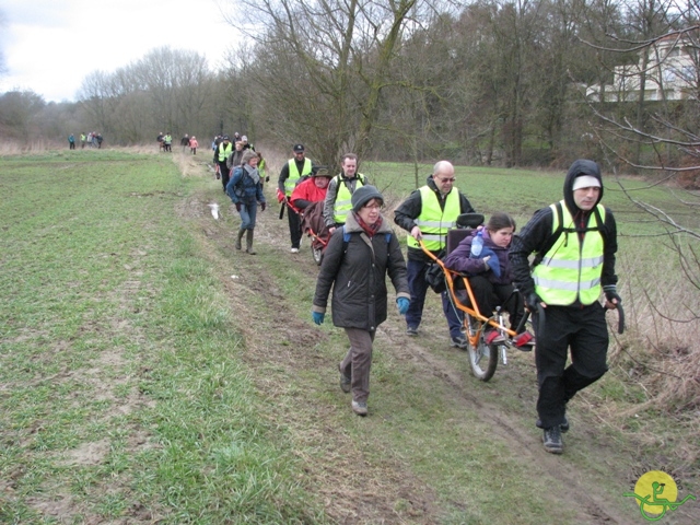 randonnée sportive avec joëlettes, Linkebeek, 2013