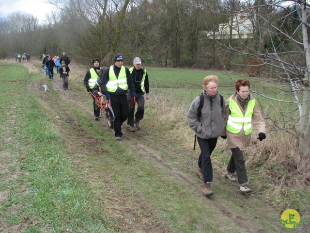 randonnée sportive avec joëlettes, Linkebeek, 2013