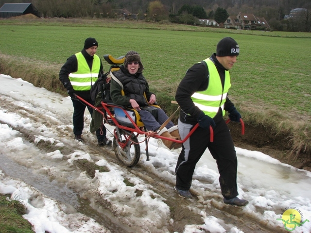 randonnée sportive avec joëlettes, Linkebeek, 2013