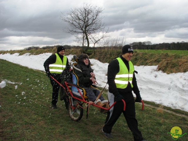 randonnée sportive avec joëlettes, Linkebeek, 2013