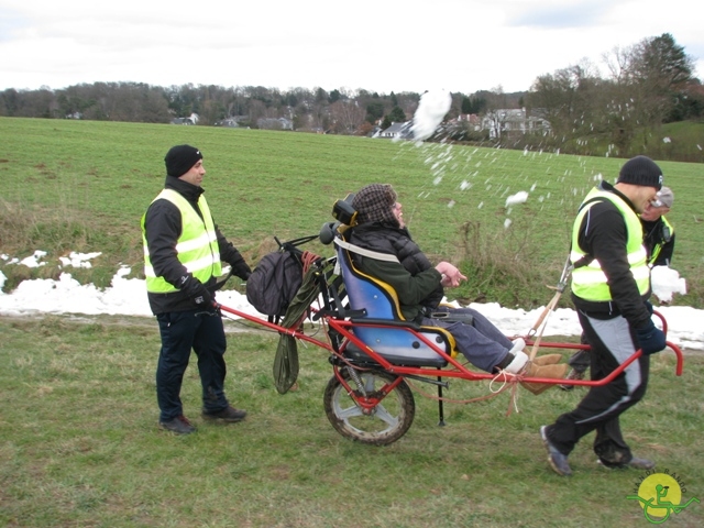 randonnée sportive avec joëlettes, Linkebeek, 2013