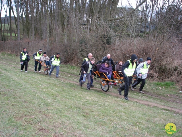 randonnée sportive avec joëlettes, Linkebeek, 2013