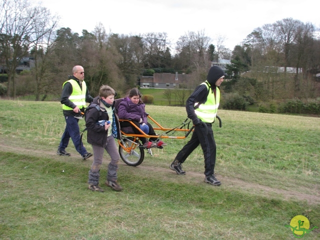 randonnée sportive avec joëlettes, Linkebeek, 2013