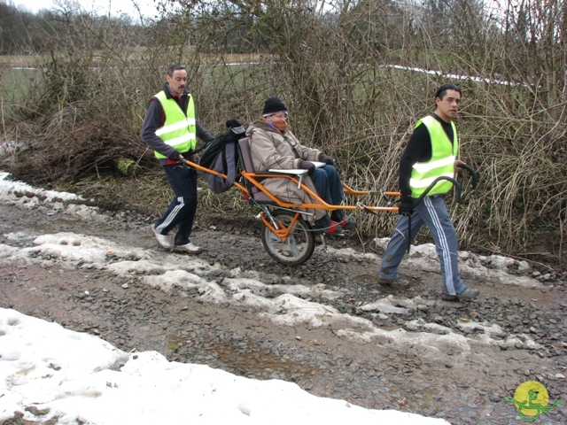 randonnée sportive avec joëlettes, Linkebeek, 2013