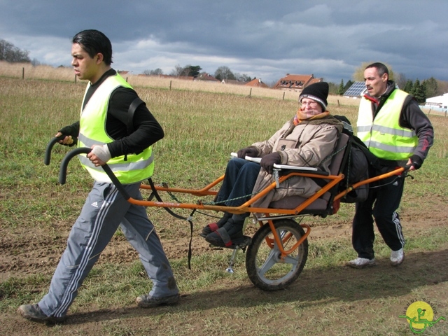 randonnée sportive avec joëlettes, Linkebeek, 2013