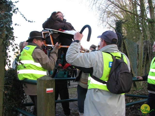 randonnée sportive avec joëlettes, Linkebeek, 2013