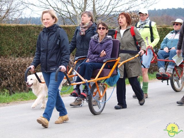 randonnée sportive avec joëlettes, Solwaster, 2013