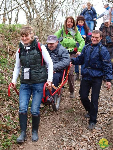 randonnée sportive avec joëlettes, Solwaster, 2013