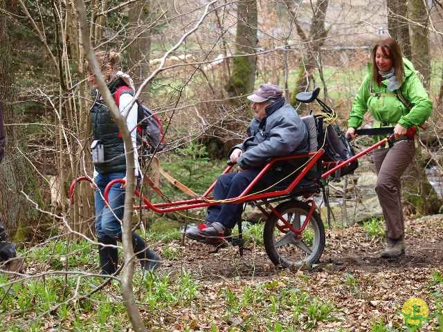 randonnée sportive avec joëlettes, Solwaster, 2013