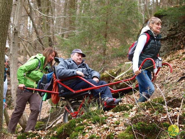 randonnée sportive avec joëlettes, Solwaster, 2013