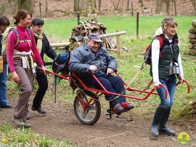 randonnée sportive avec joëlettes, Solwaster, 2013