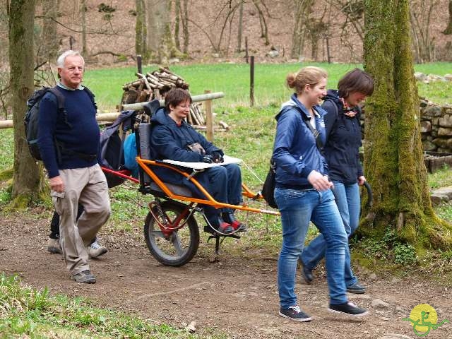 randonnée sportive avec joëlettes, Solwaster, 2013