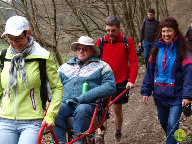 randonnée sportive avec joëlettes, Solwaster, 2013