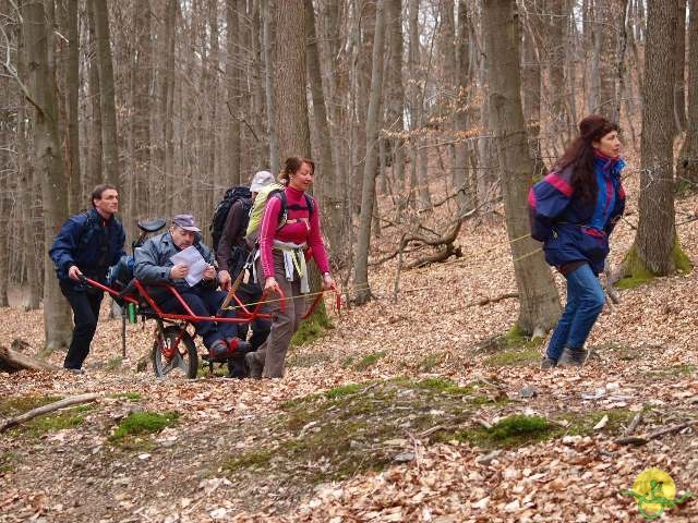 randonnée sportive avec joëlettes, Solwaster, 2013