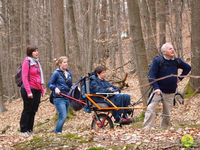 randonnée sportive avec joëlettes, Solwaster, 2013