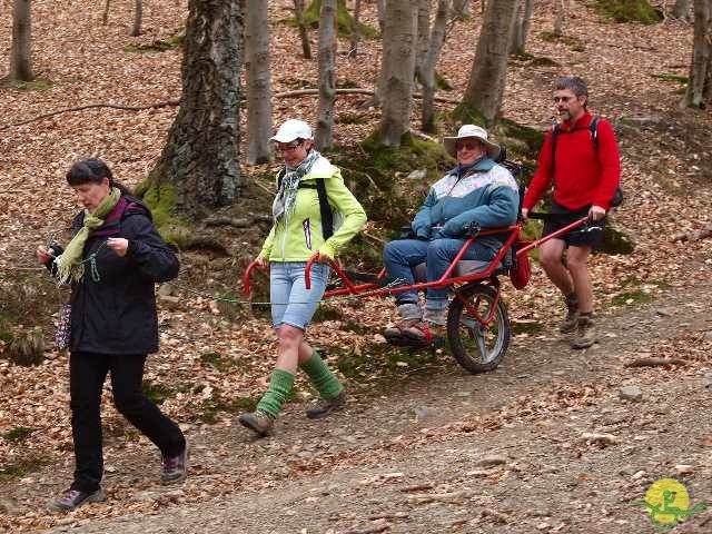 randonnée sportive avec joëlettes, Solwaster, 2013