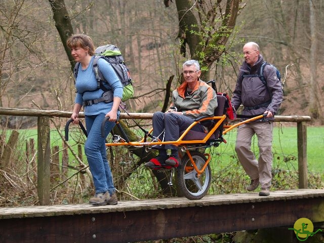 randonnée sportive avec joëlettes, Solwaster, 2013