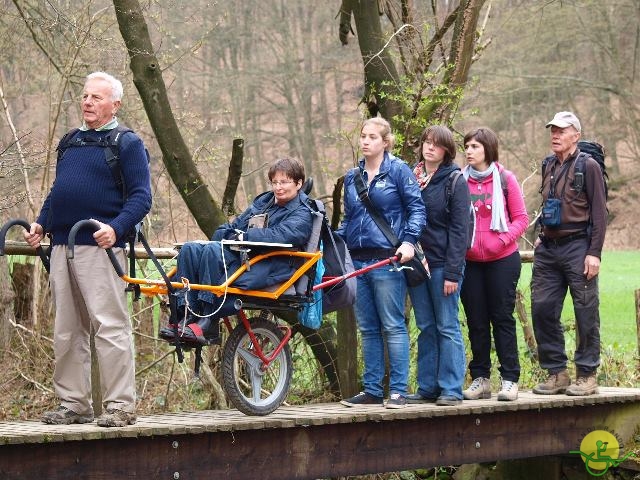 randonnée sportive avec joëlettes, Solwaster, 2013