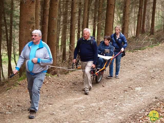 randonnée sportive avec joëlettes, Solwaster, 2013