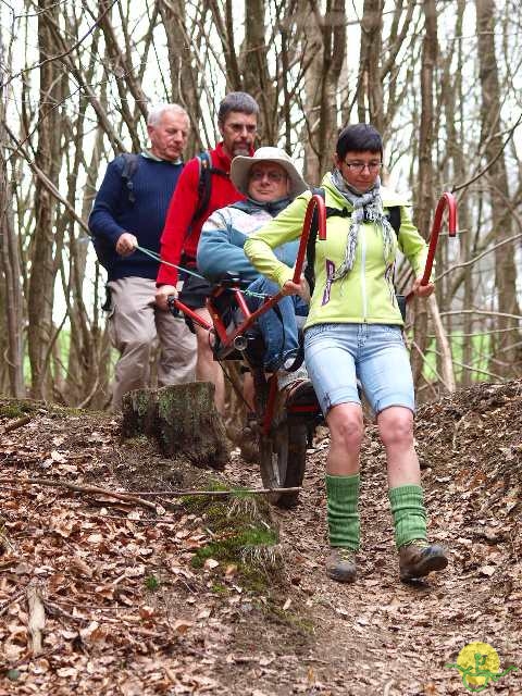 randonnée sportive avec joëlettes, Solwaster, 2013