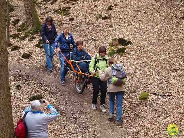 randonnée sportive avec joëlettes, Solwaster, 2013