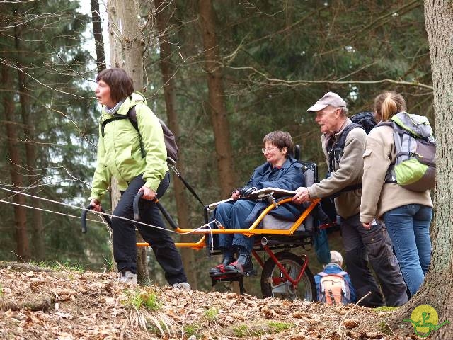 randonnée sportive avec joëlettes, Solwaster, 2013