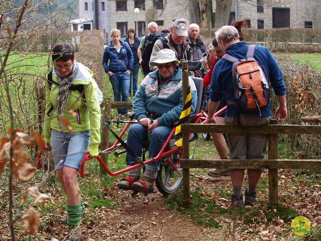 randonnée sportive avec joëlettes, Solwaster, 2013