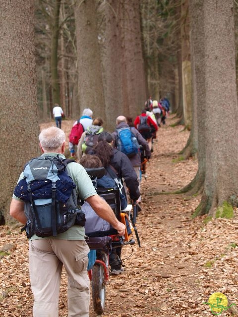 randonnée sportive avec joëlettes, Solwaster, 2013