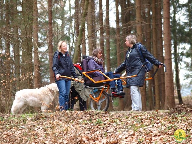 randonnée sportive avec joëlettes, Solwaster, 2013