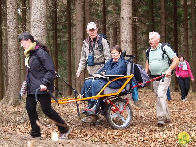 randonnée sportive avec joëlettes, Solwaster, 2013