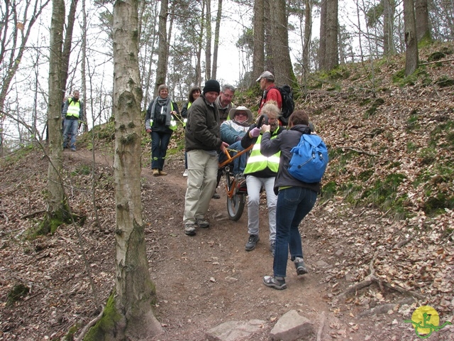 randonnée sportive avec joëlettes, Gesves, 2013