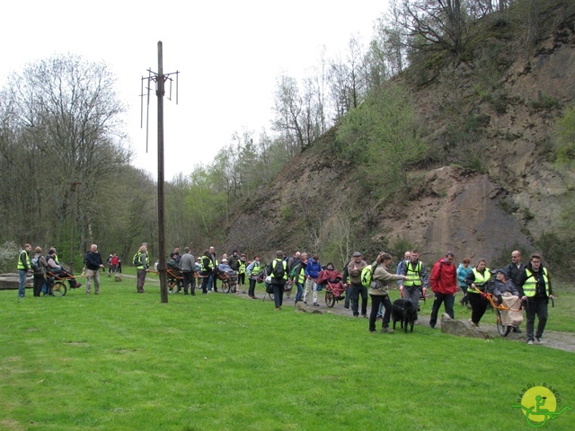 randonnée sportive avec joëlettes, Gesves, 2013