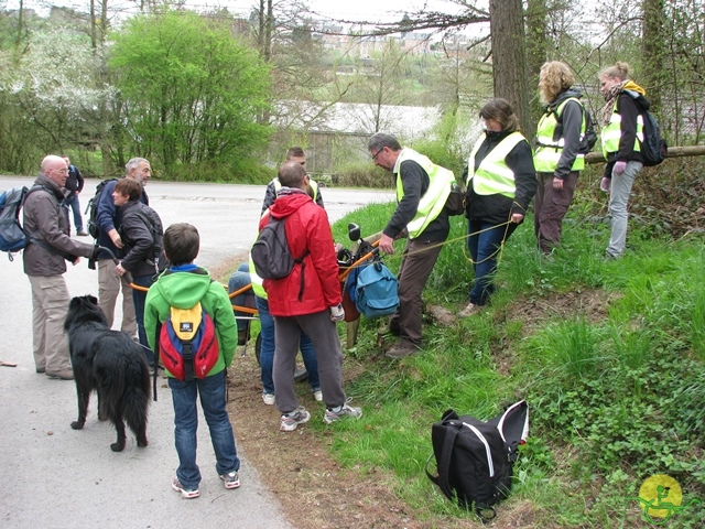 randonnée sportive avec joëlettes, Gesves, 2013