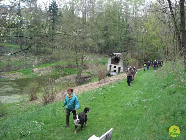 randonnée sportive avec joëlettes, Gesves, 2013