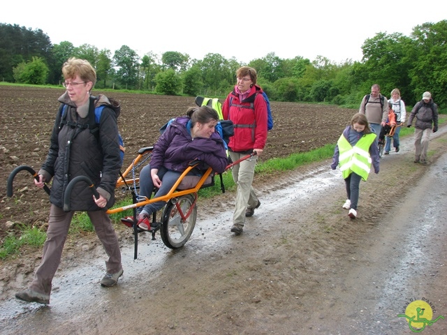 randonnée sportive avec joëlettes, Hastière, 2013