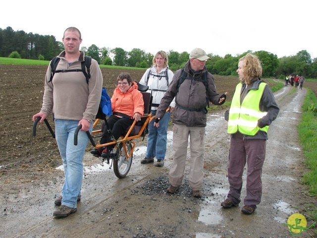 randonnée sportive avec joëlettes, Hastière, 2013