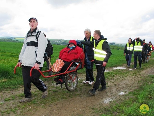 randonnée sportive avec joëlettes, Hastière, 2013