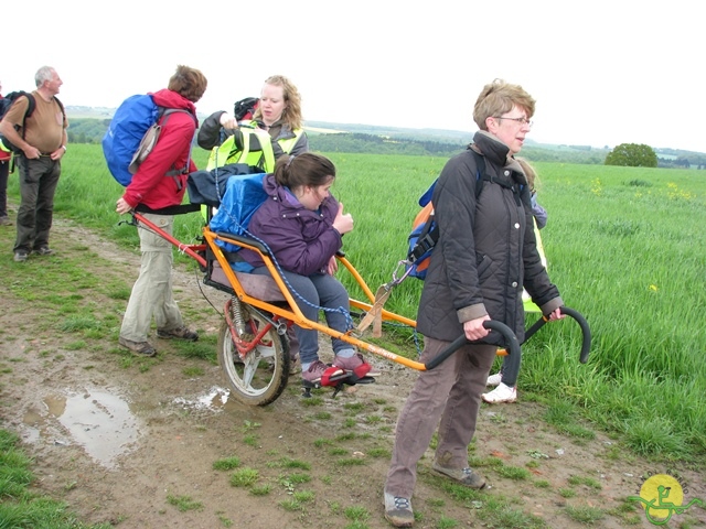 randonnée sportive avec joëlettes, Hastière, 2013