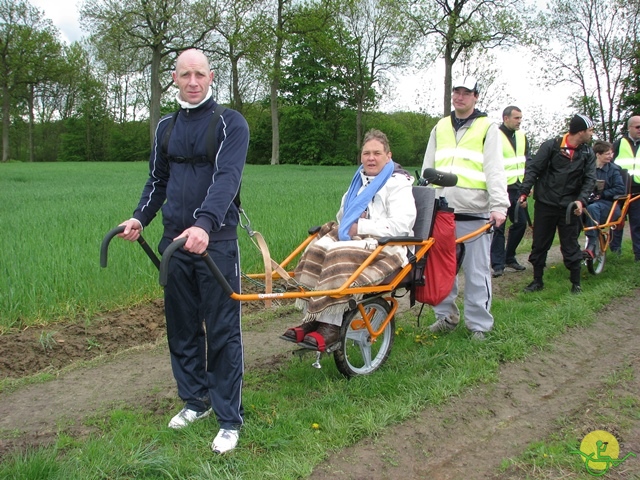 randonnée sportive avec joëlettes, Hastière, 2013