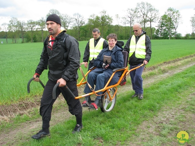 randonnée sportive avec joëlettes, Hastière, 2013