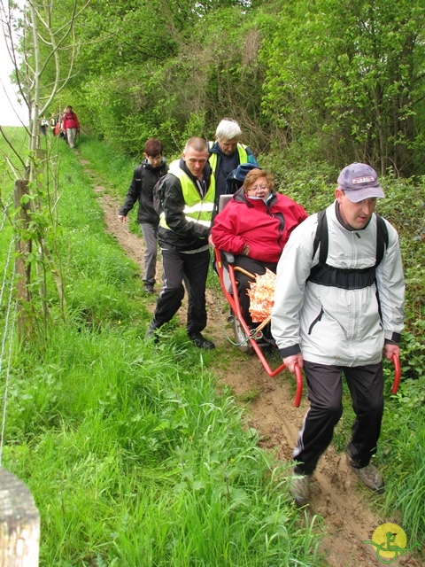 randonnée sportive avec joëlettes, Hastière, 2013