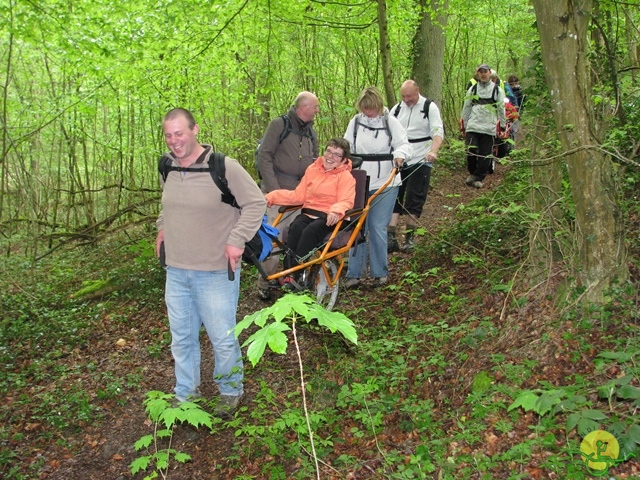 randonnée sportive avec joëlettes, Hastière, 2013